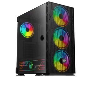 Custom PC “Archer RGB++” Computer Case (4*120mm ARGB Fans + 1*120mm Fan)