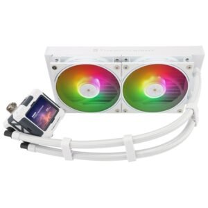 Thermalright FROZEN WARFRAME 240 ARGB 240mm CPU Lequid Cooler “With 2.4 inch LCD screen” (White)