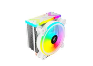 Custom PC “Iceberg” RGB Air Cooler White