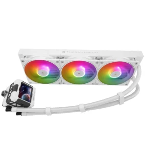 Thermalright FROZEN WARFRAME 360 ARGB 360mm CPU Lequid Cooler “With 2.4 inch LCD screen” (White)