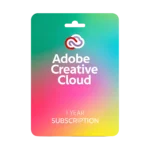 Adobe creative cloud 1 Year subscription