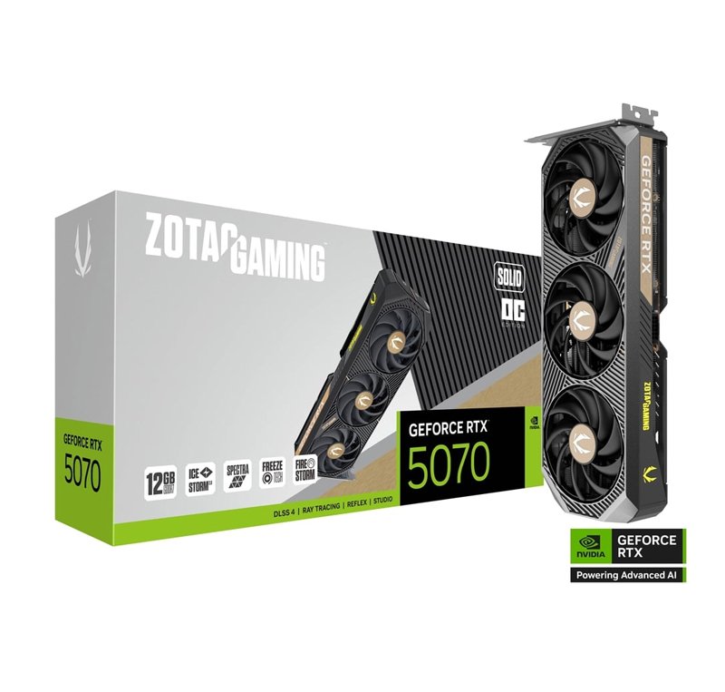 ZOTAC GAMING GeForce RTX 5070 SOLID OC