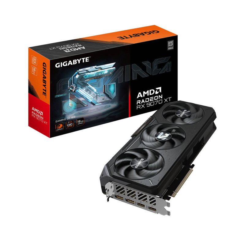 GIGABYTE Radeon RX 9070 XT GAMING OC Graphics Card